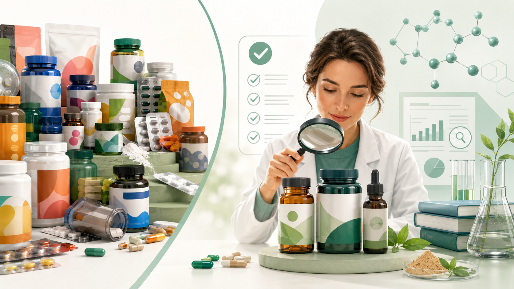 Doplňky stravy: Marketing vs. Biochemie